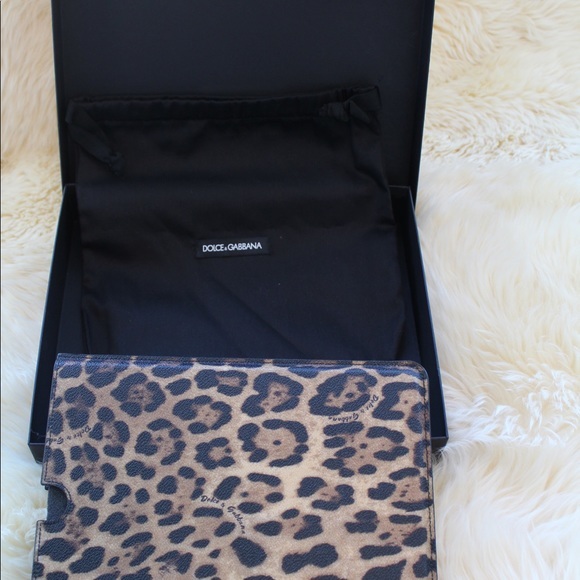 Dolce & Gabbana Leopard print IPad case - Picture 1 of 2